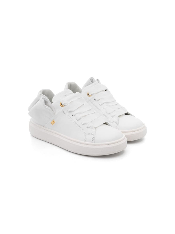 Sneakers bianche bambina