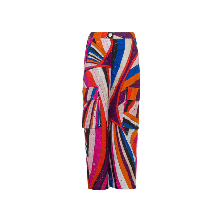 Pantalon multicolore pour fille