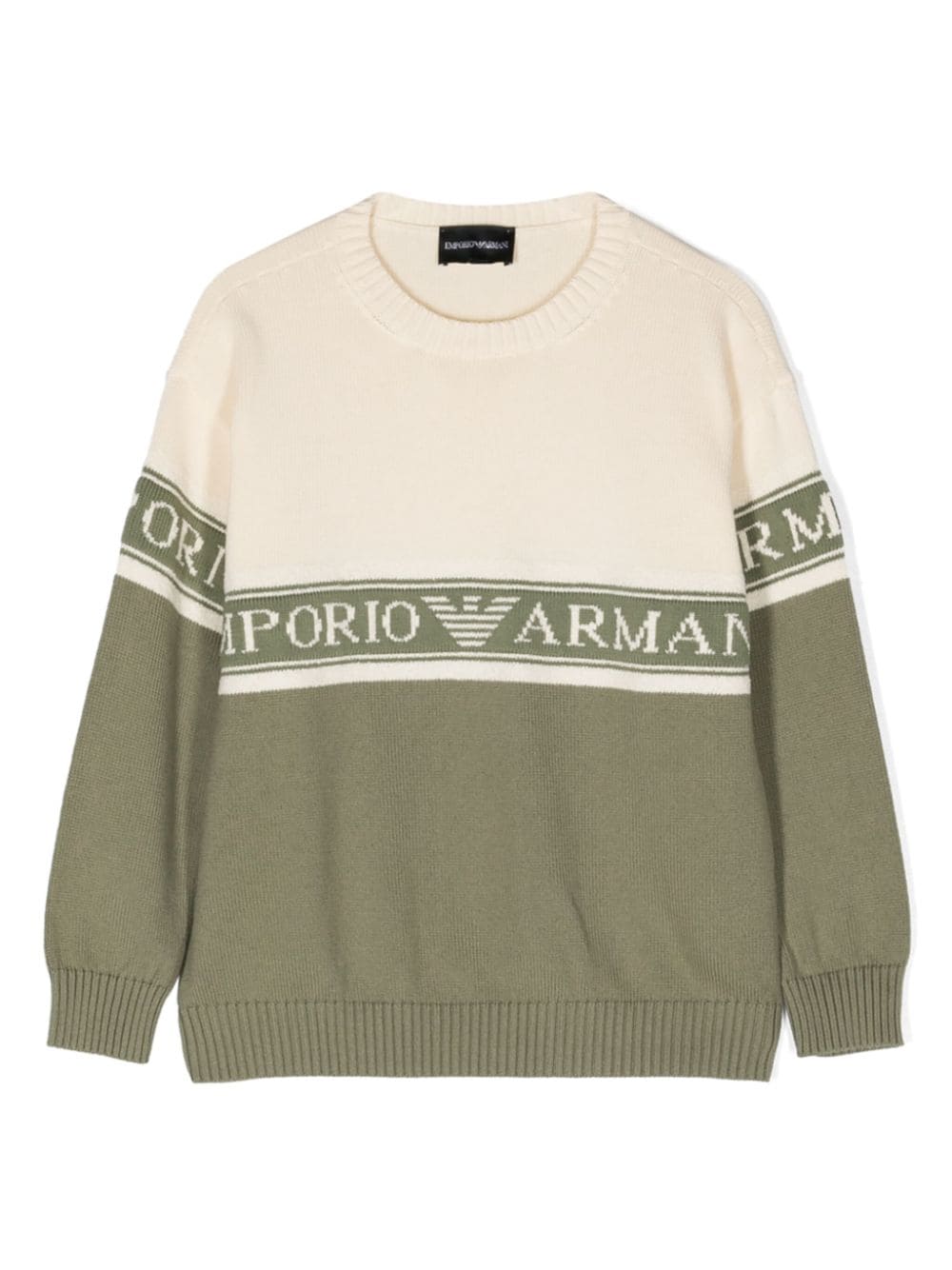 Pullover verde bambino