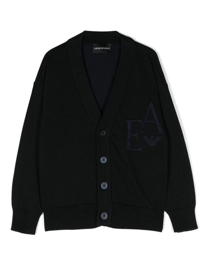 Cardigan blu bambino