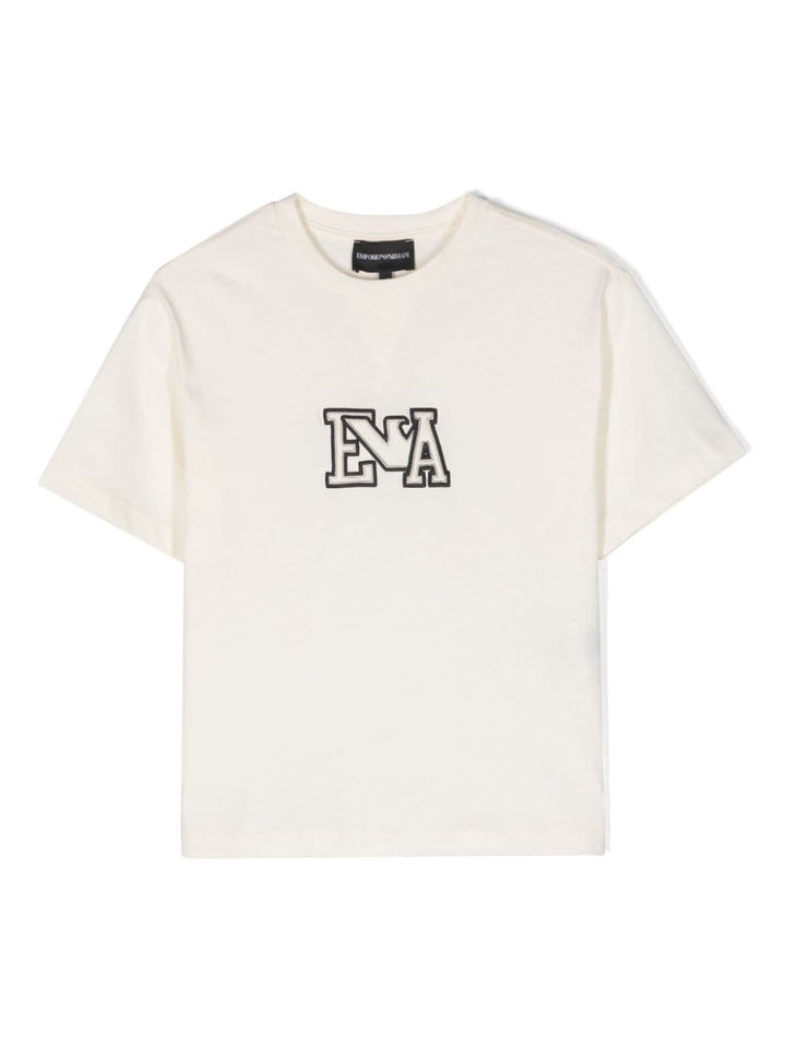 T-shirt garçon blanc