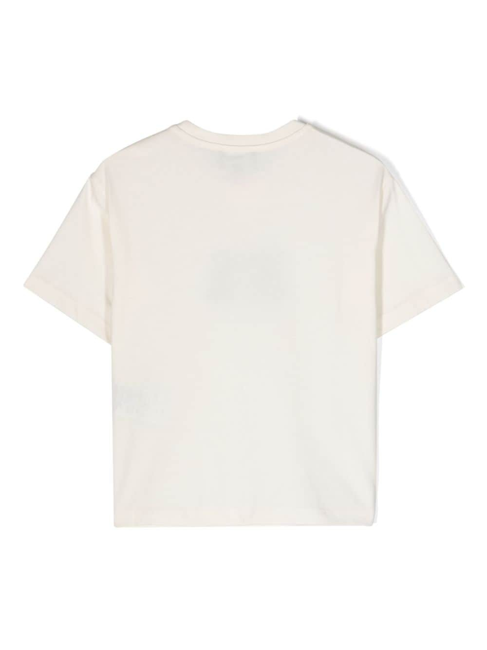 T-shirt garçon blanc