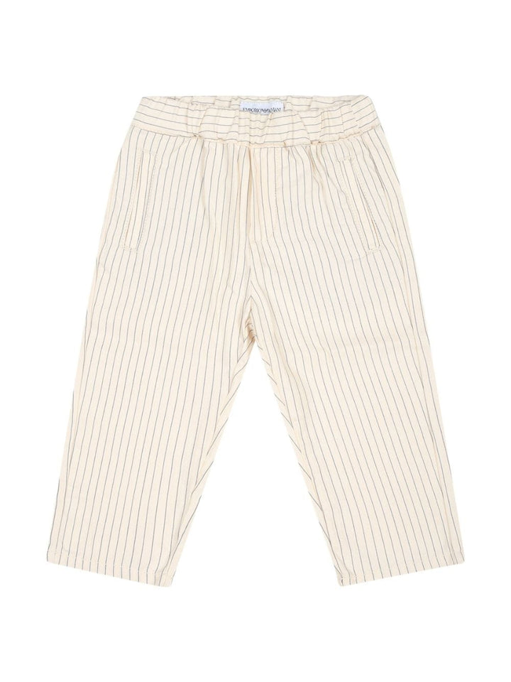 Pantaloni bianco/crema neonato