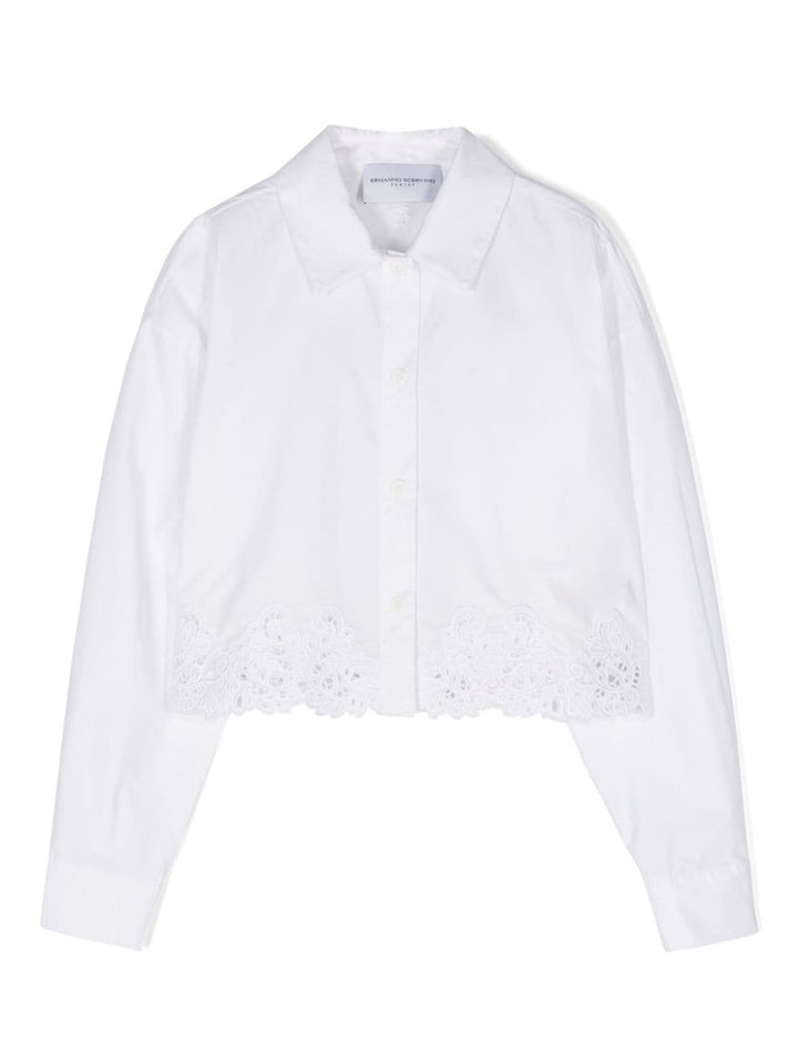 Chemise blanche fille