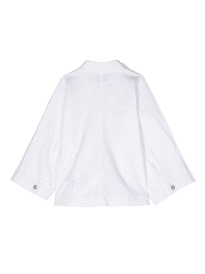 Giacca-camicia bianca bambina