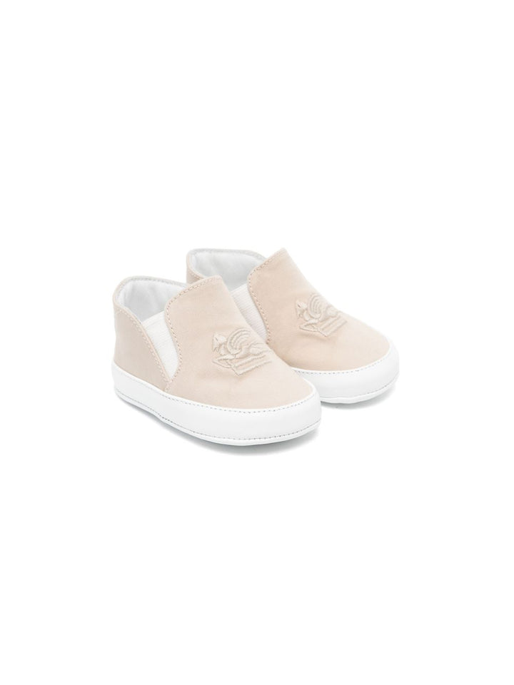 Scarpe neonato beige