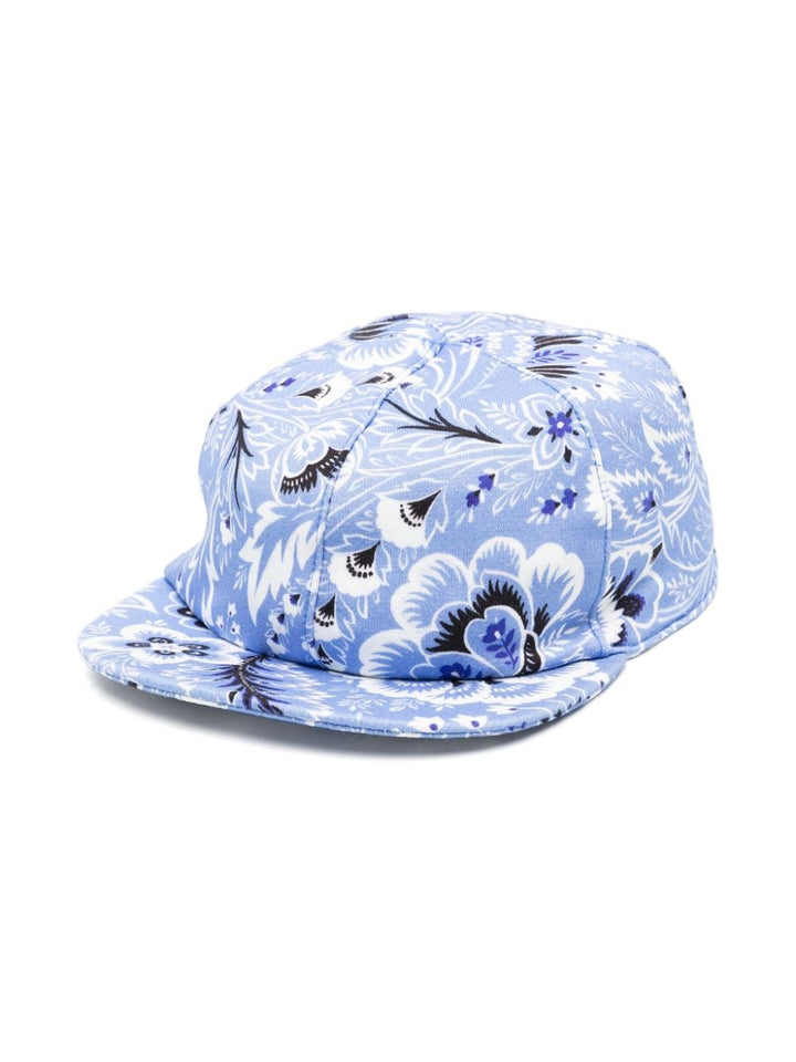 Bonnet bleu nouveau-né