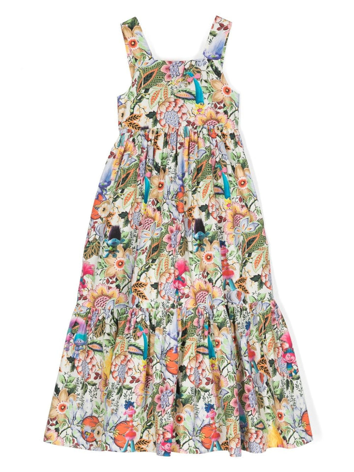 Robe petite fille multicolore