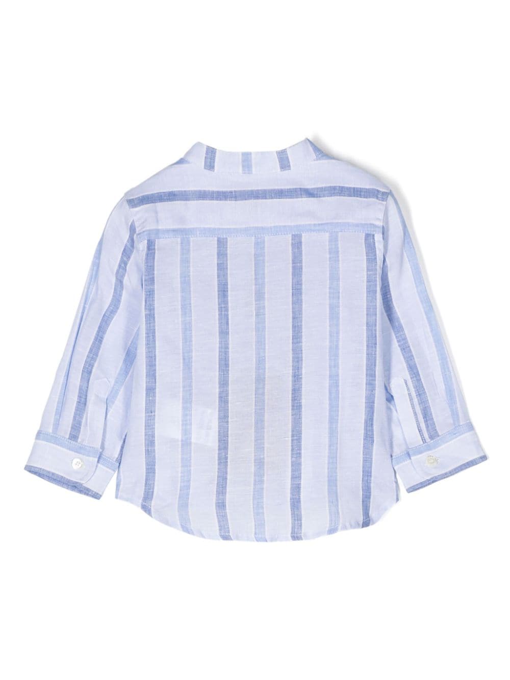 Camicia blu neonato