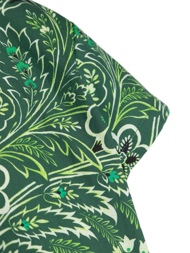 Chemise verte nouveau-né