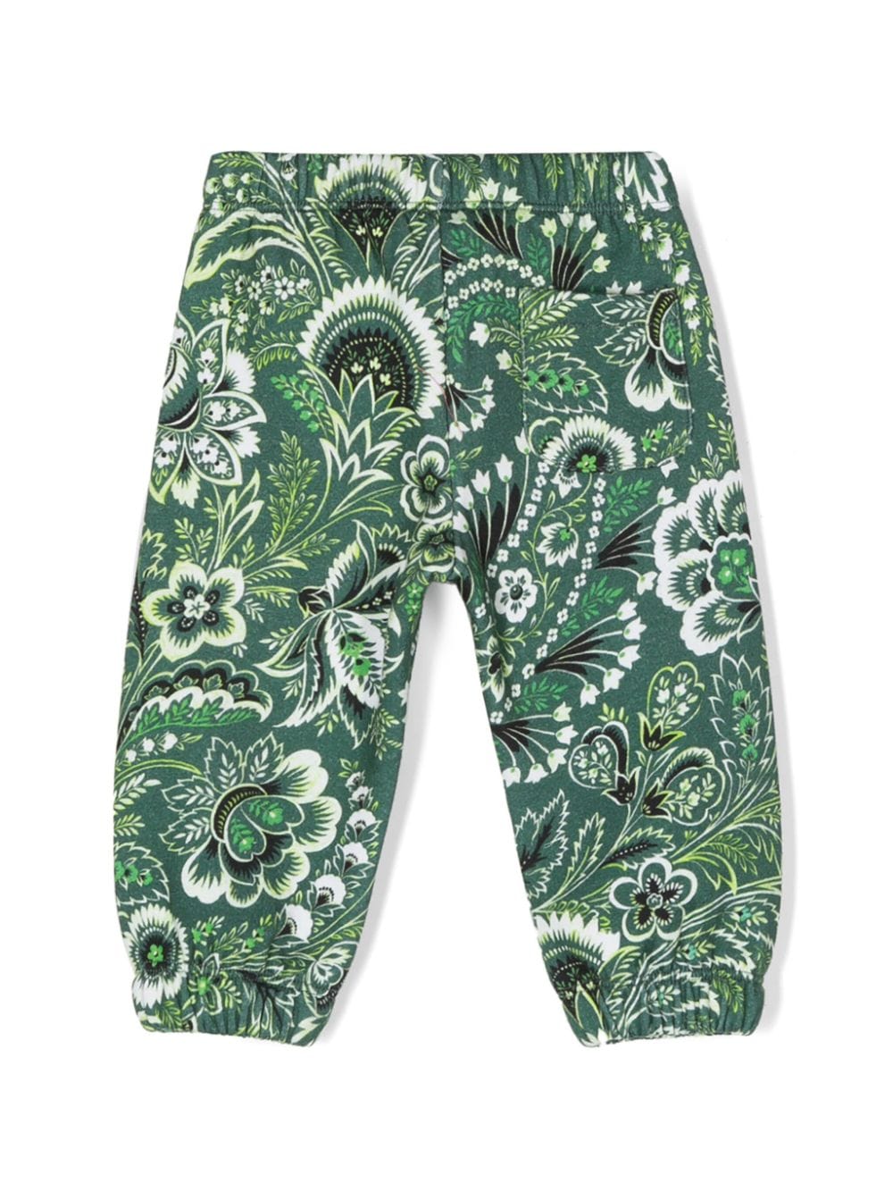 Pantaloni verde/multicolore neonato