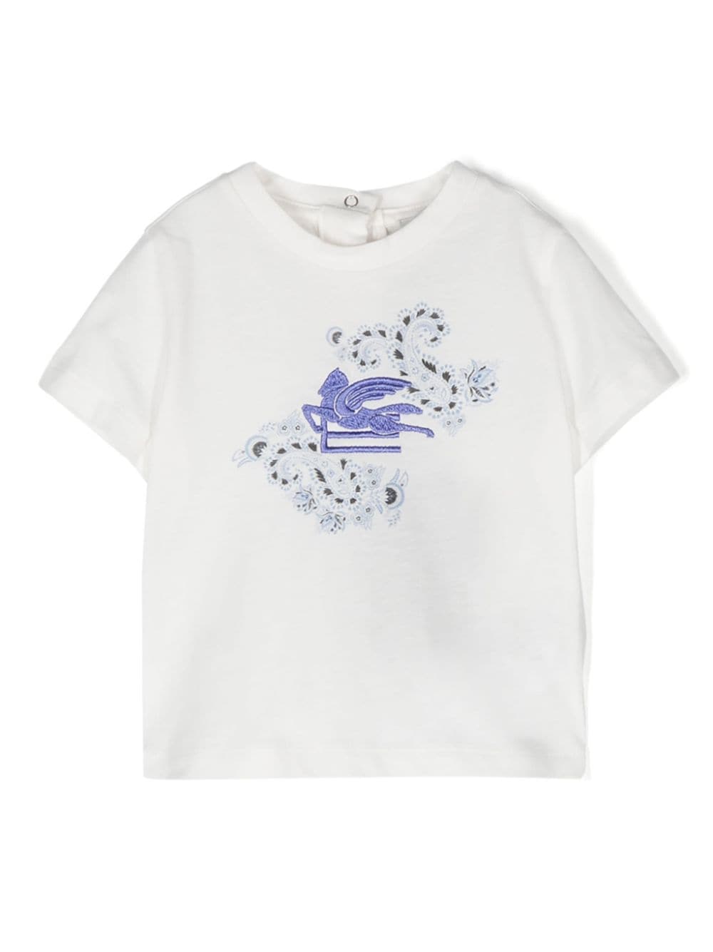 T-shirt bianca neonato