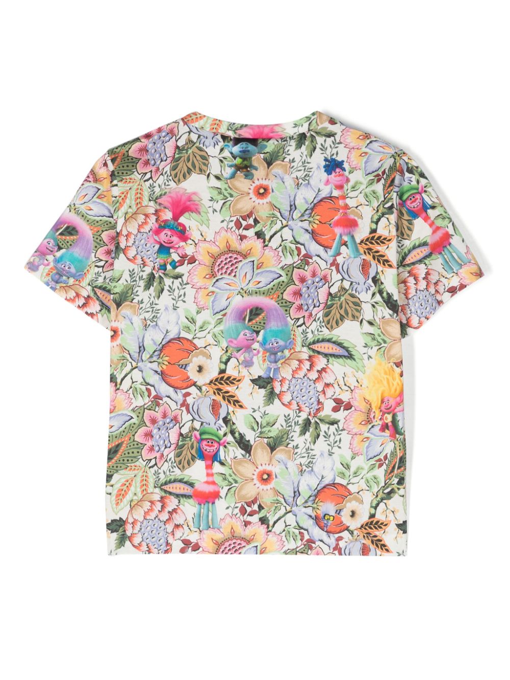 T-shirt enfant blanc/multicolore