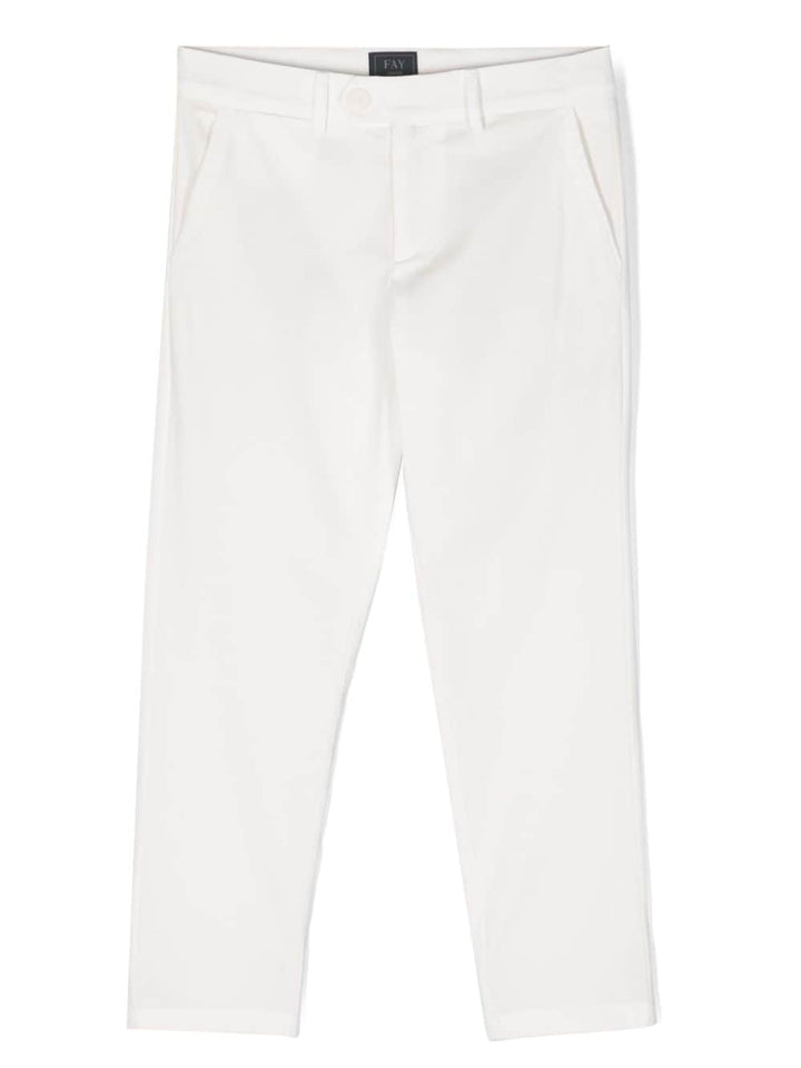 Pantalon chino blanc pour enfant