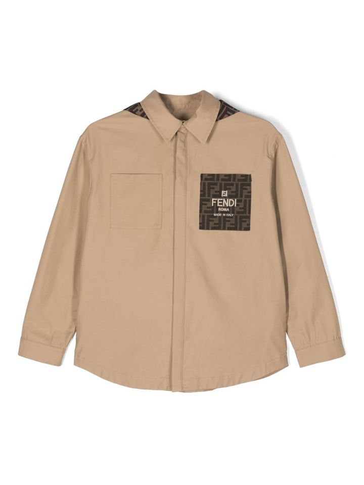 Veste bébé beige