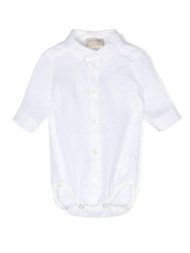 Camicia/body bianca neonato