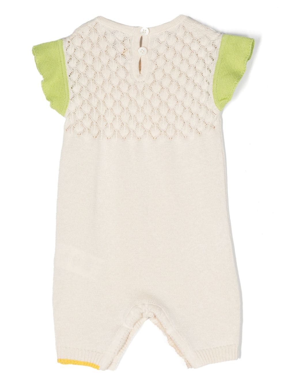 Tutina neonata beige/verde