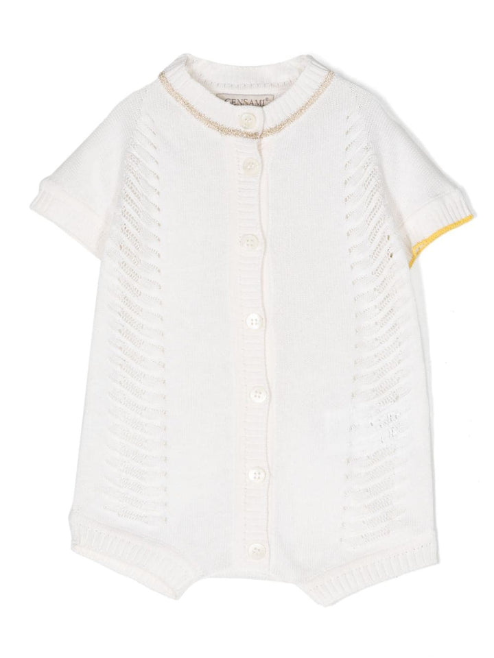 Tutina bianca neonato unisex