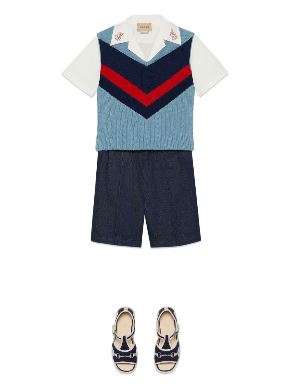 Shorts blu bambino