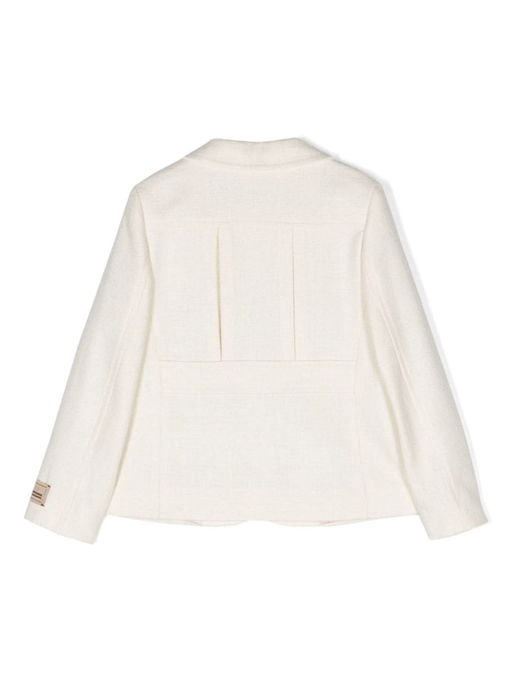 Veste blanche pour bébé