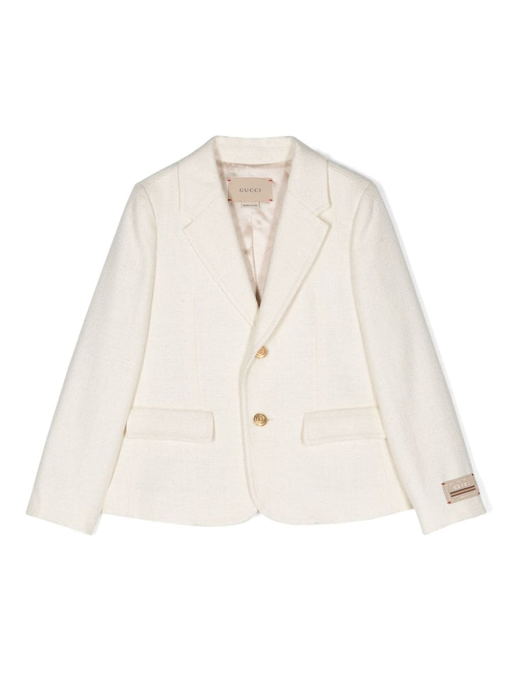 Veste blanche pour bébé