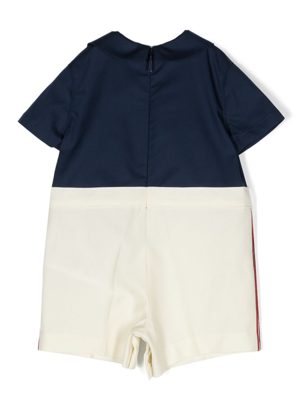 Tutina blu navy/bianco neonato