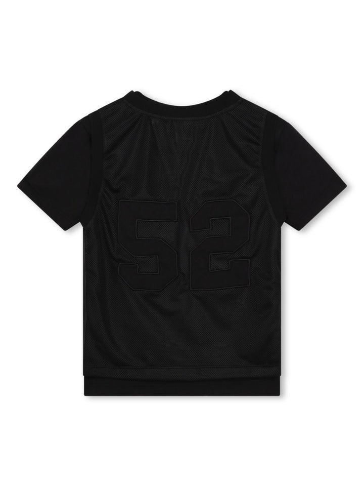 t-shirt nera bambino