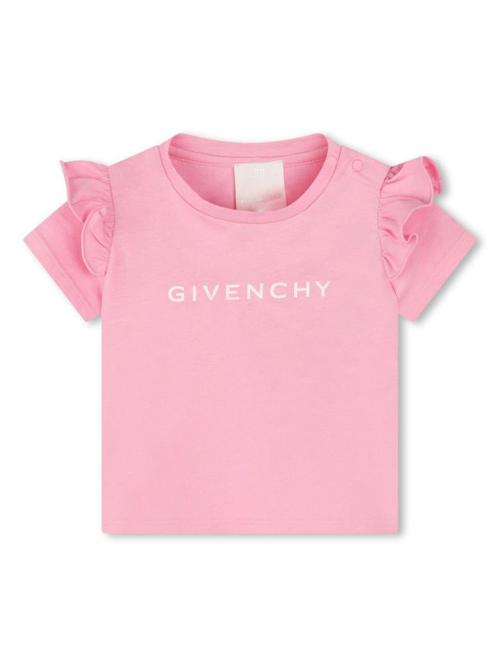 t-shirt rosa neonata
