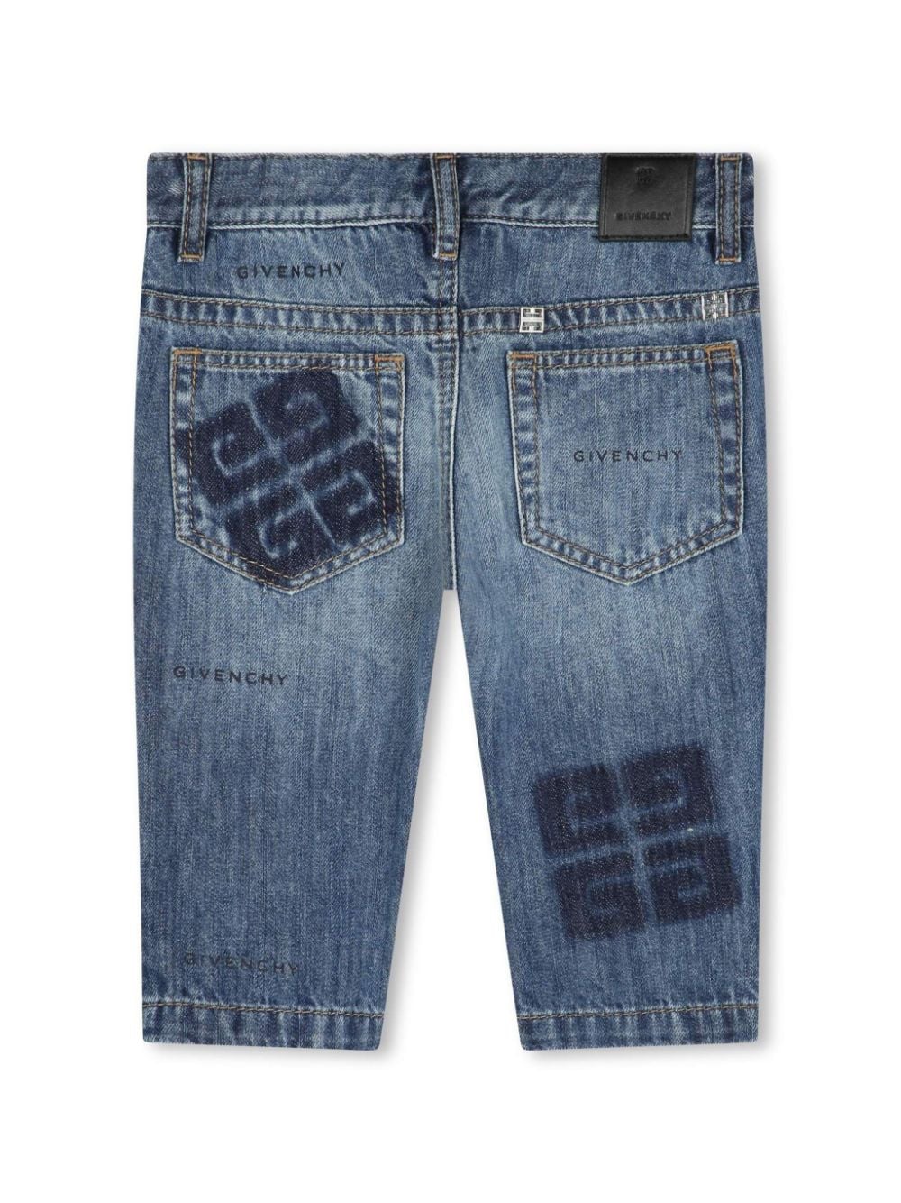 Jeans blu neonato