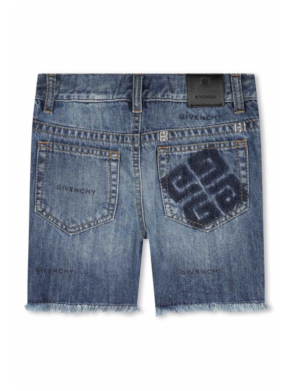 Shorts blu denim neonato