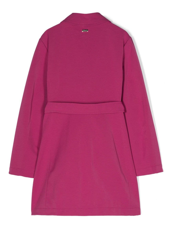 Trench fuchsia pour fille