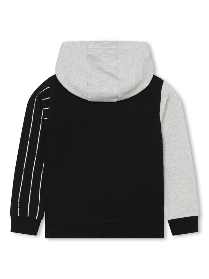 sweat enfant gris/noir