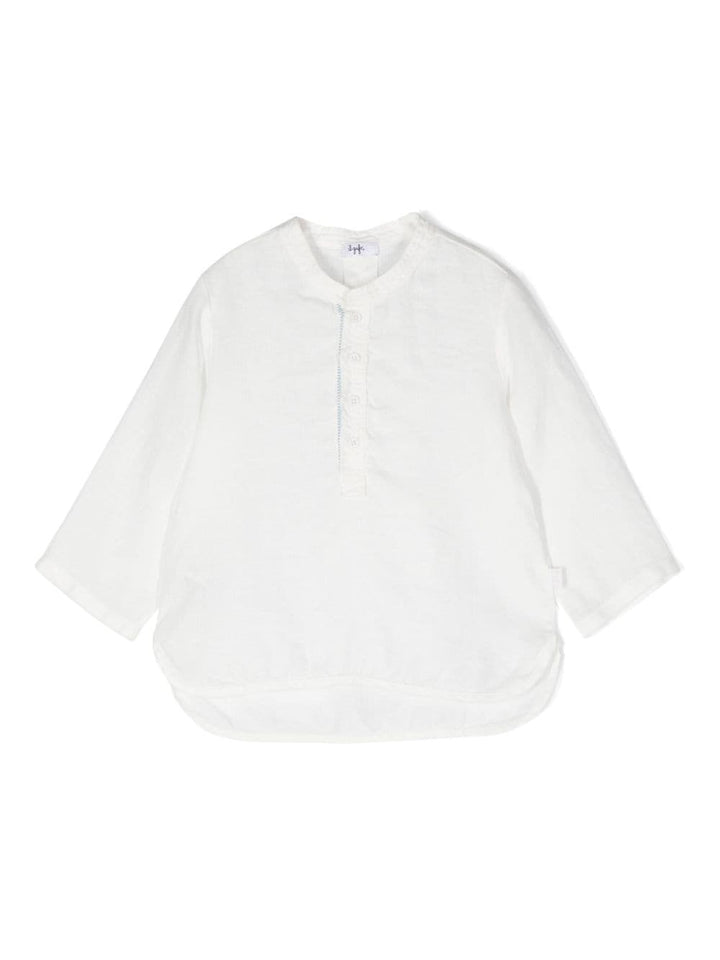 camicia bianca neonato