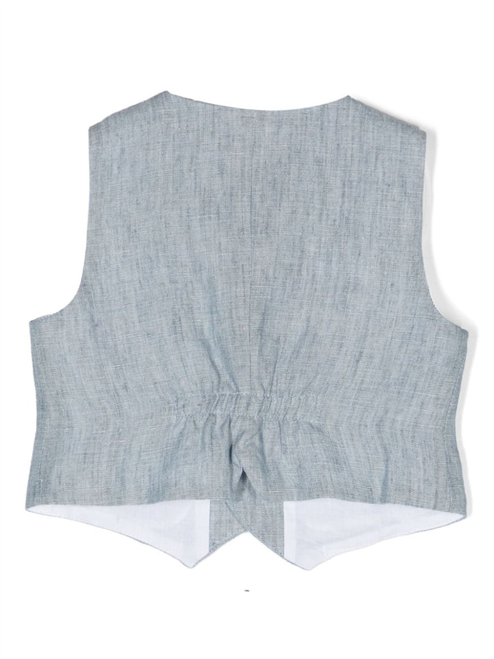 gilet bleu bébé