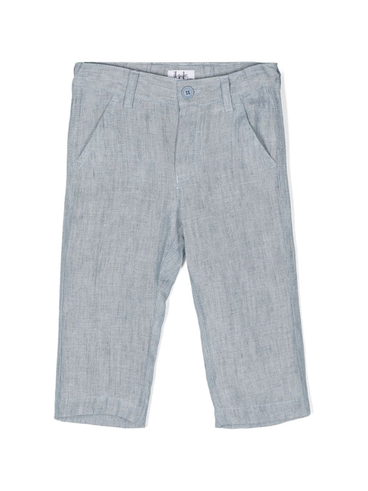 pantalon bleu bébé