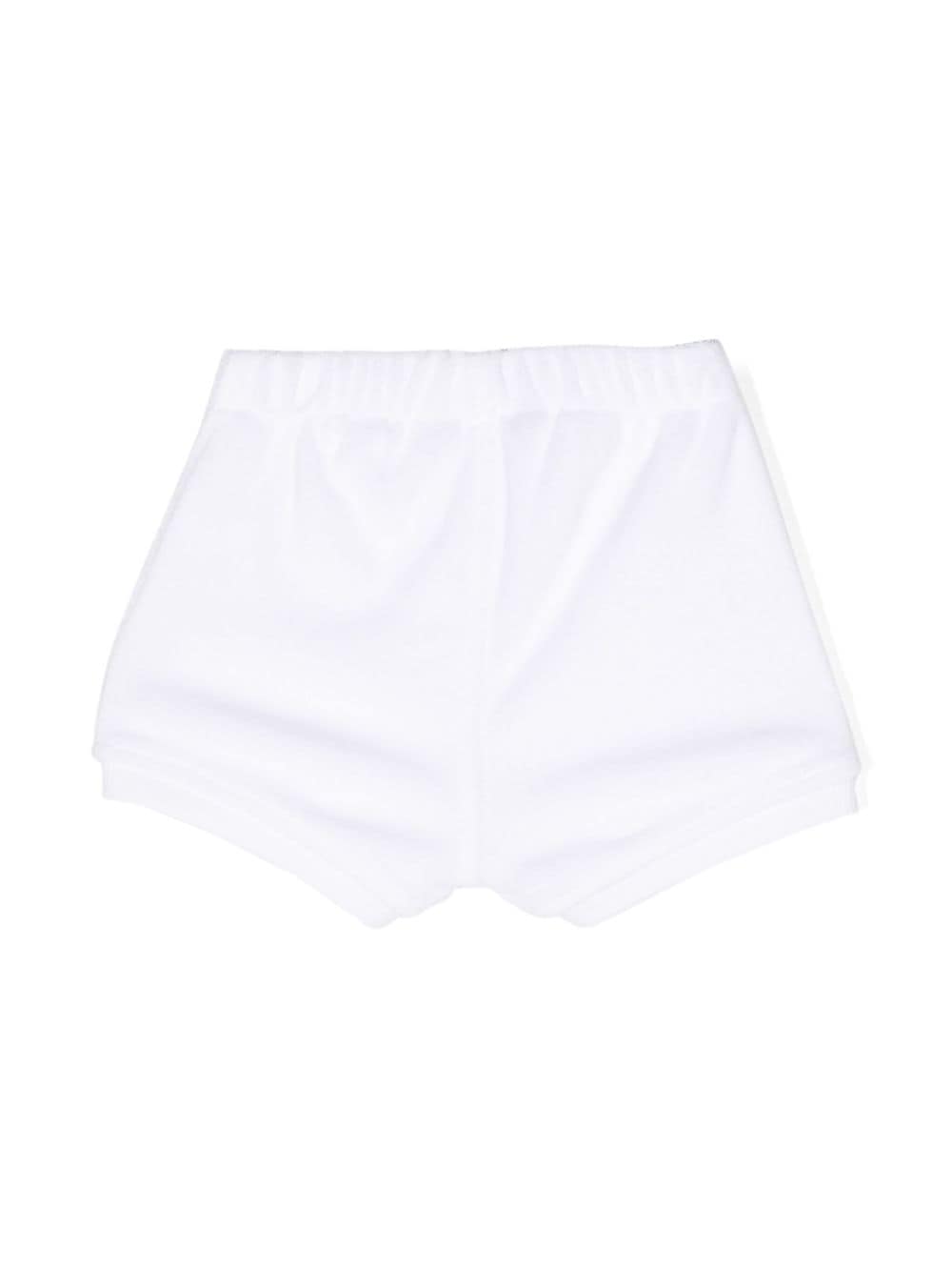 Shorts bianco neonato