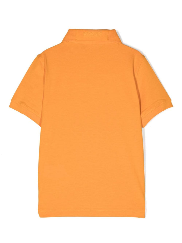 Polo orange garçon