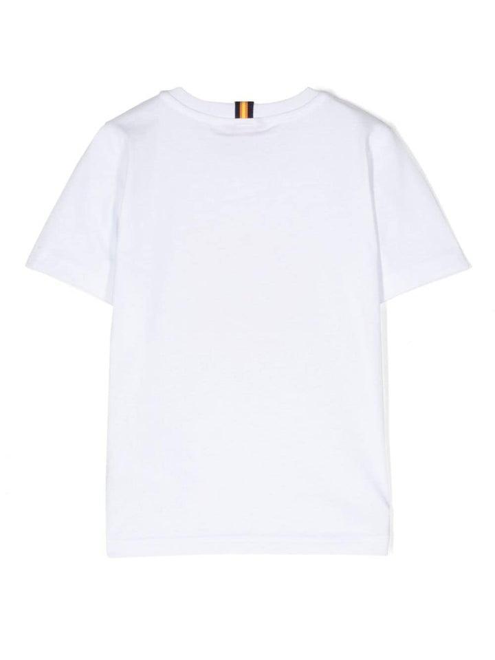 T-shirt garçon blanc