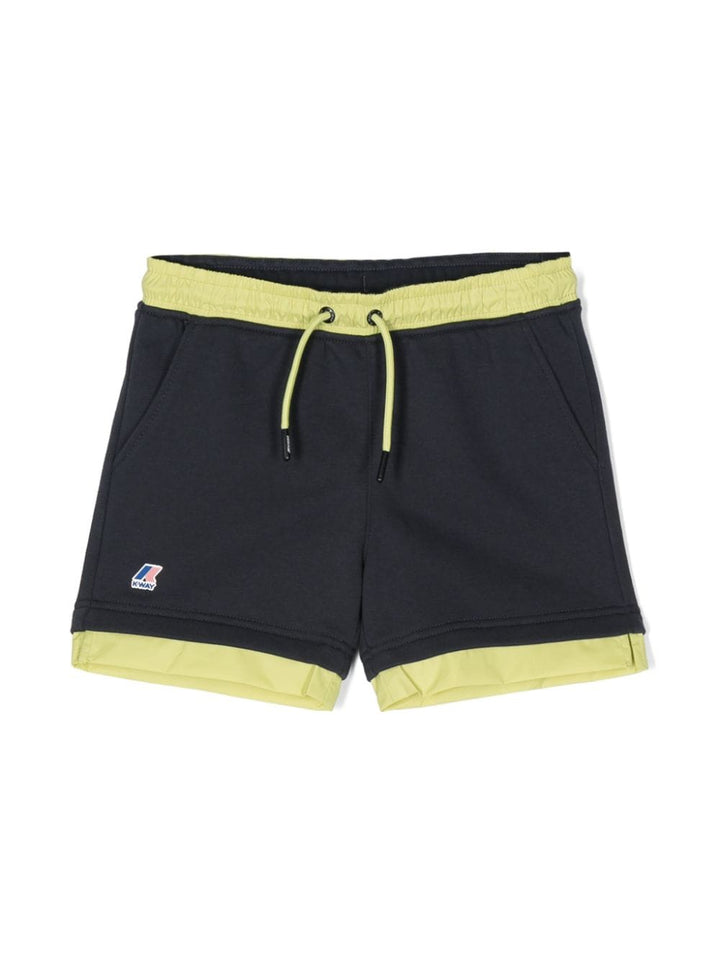 Shorts grigio/verde bambino