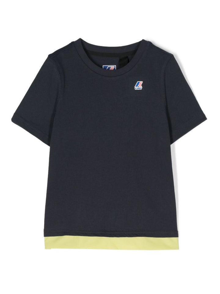 T-shirts enfant gris/vert