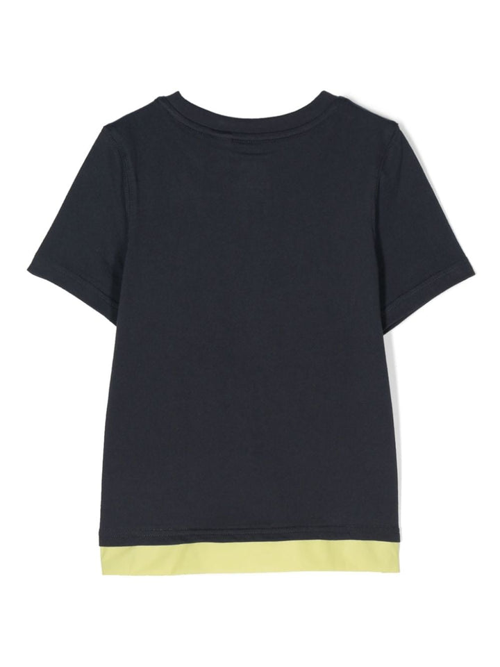 T-shirts enfant gris/vert