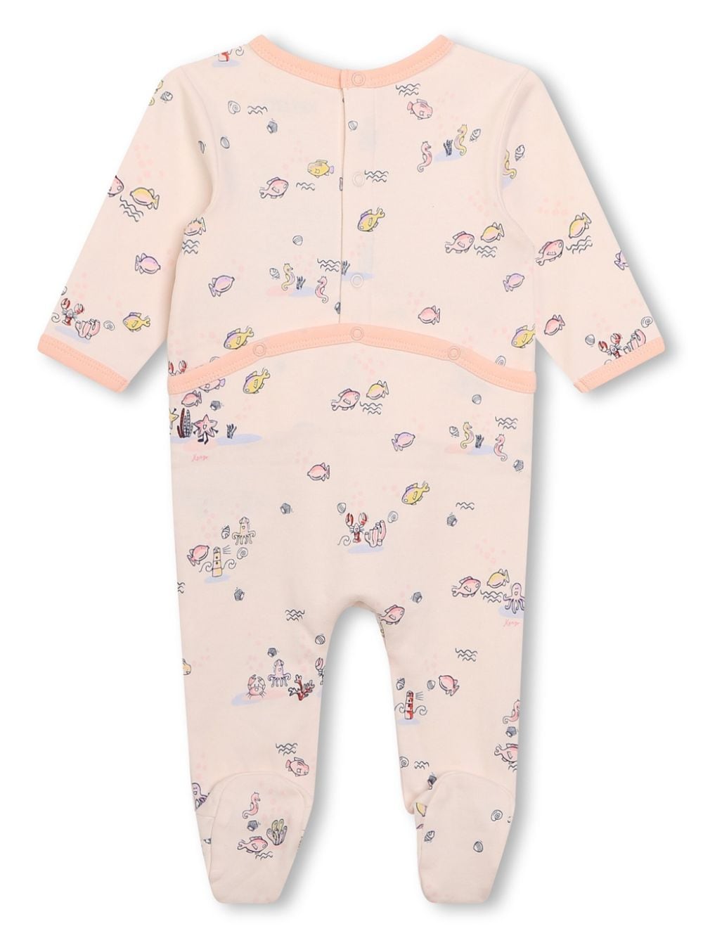 Ensemble bébé fille rose corail