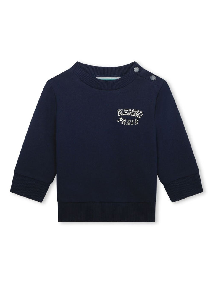 Sweat bébé bleu marine