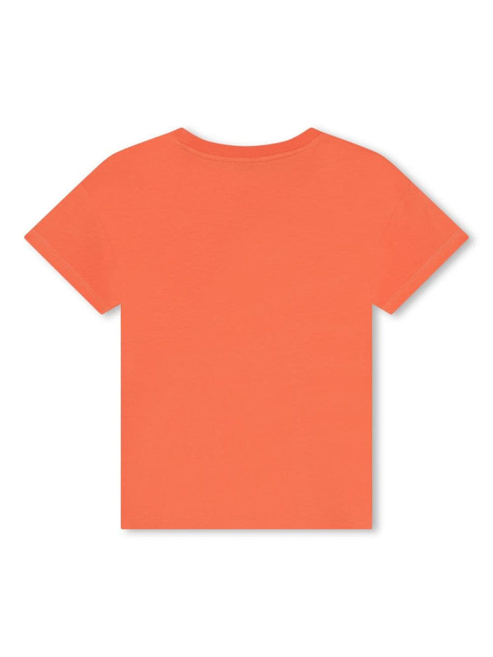 t-shirt bébé orange