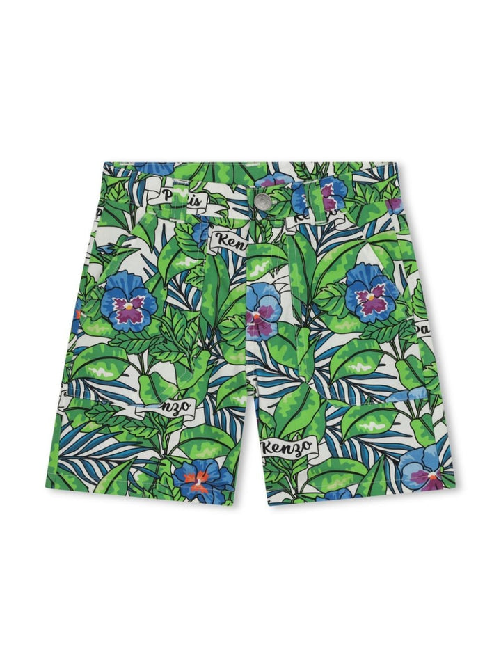 Shorts verdi bambino