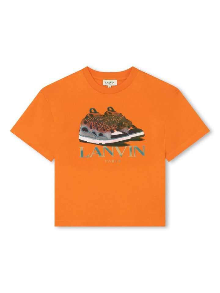 T-shirt garçon orange