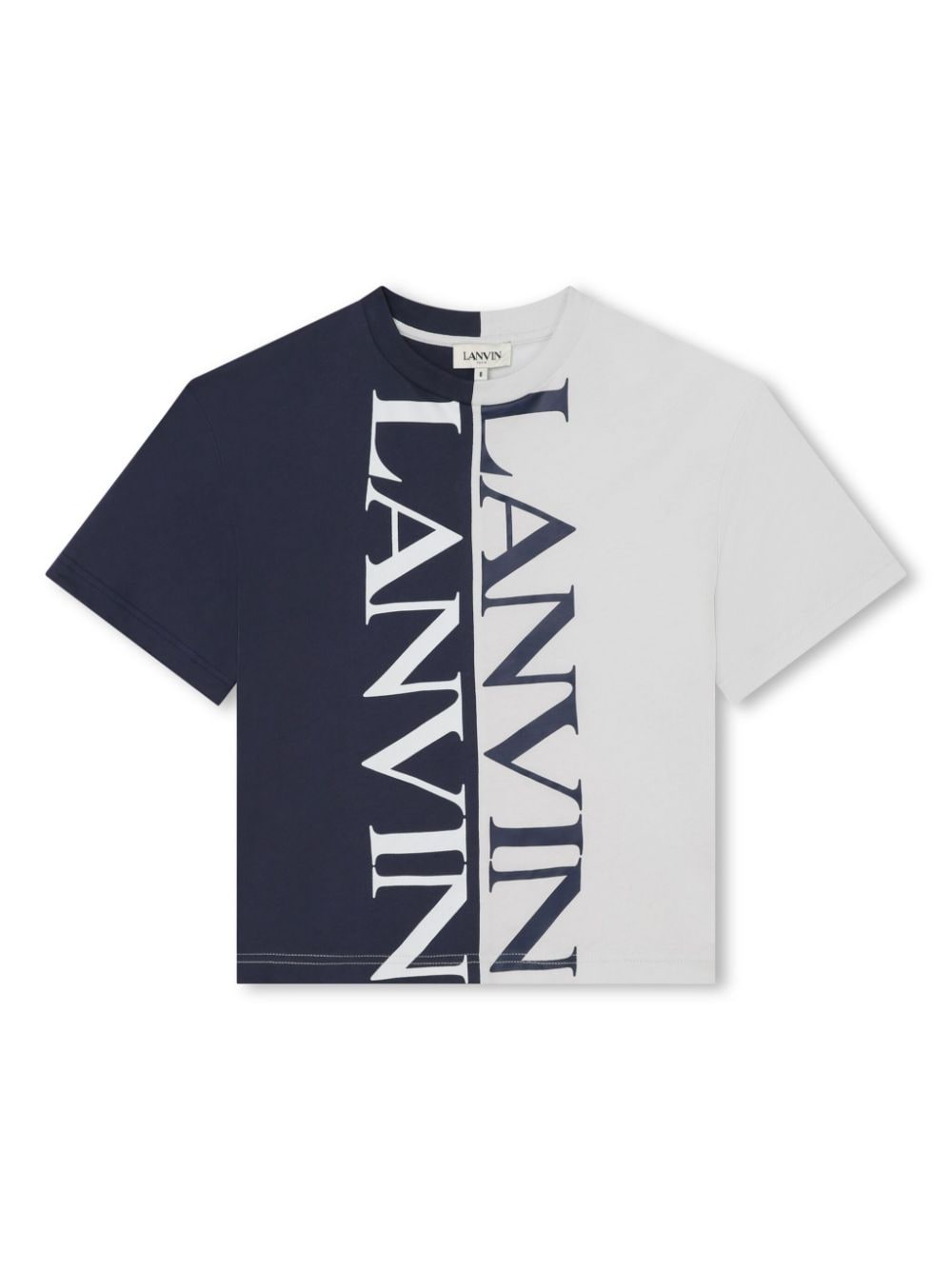 T-shirt bambino blu/bianca