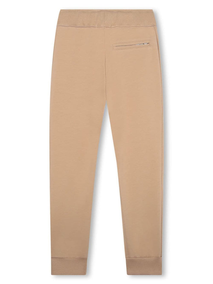 Pantaloni bambino marrone cammello