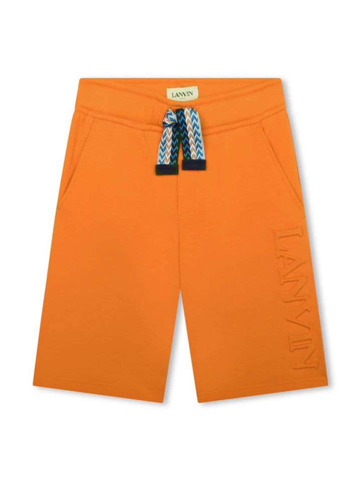 Short enfant orange