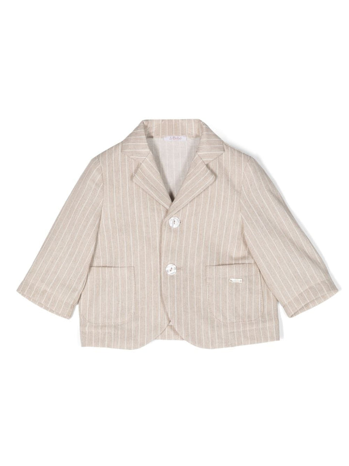 veste beige nouveau-né